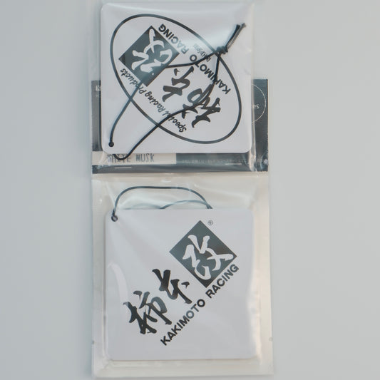 Kakimoto Racing Car Air Freshener – 3 Pack – White Musk – Authentic Kokua Japan