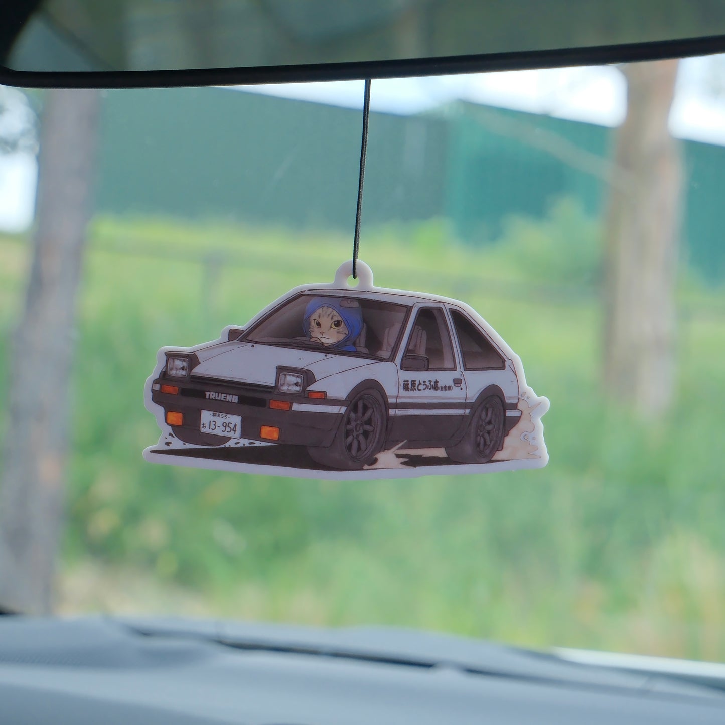 Toyota AE86 Air Freshener - Green Tea