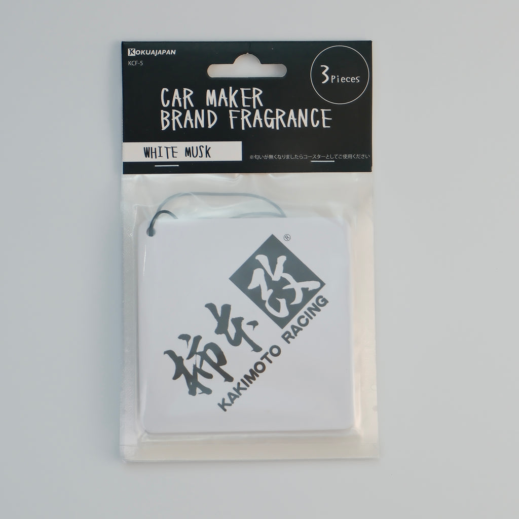 Kakimoto Racing Paper Fragrance – 3 Pack – White Musk – Authentic Kokua Japan
