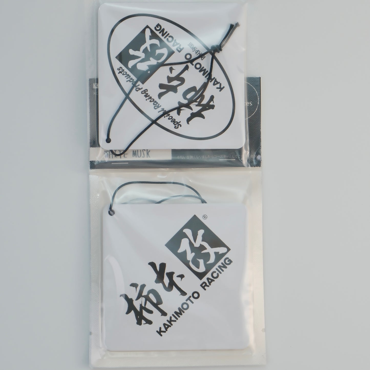 Kakimoto Racing Car Air Freshener – 3 Pack – White Musk – Authentic Kokua Japan