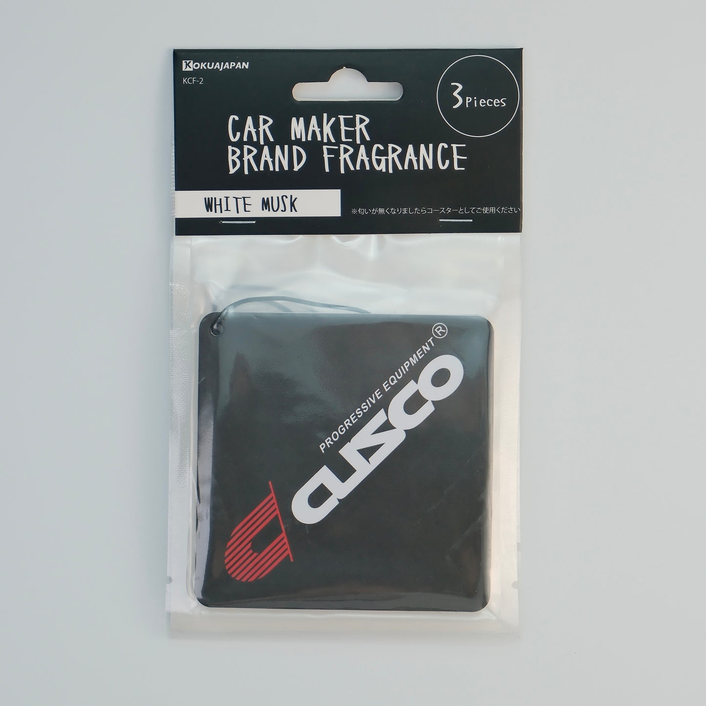 Cusco Car Air Freshener – 3 Pack – White Musk – Authentic Kokua Japan