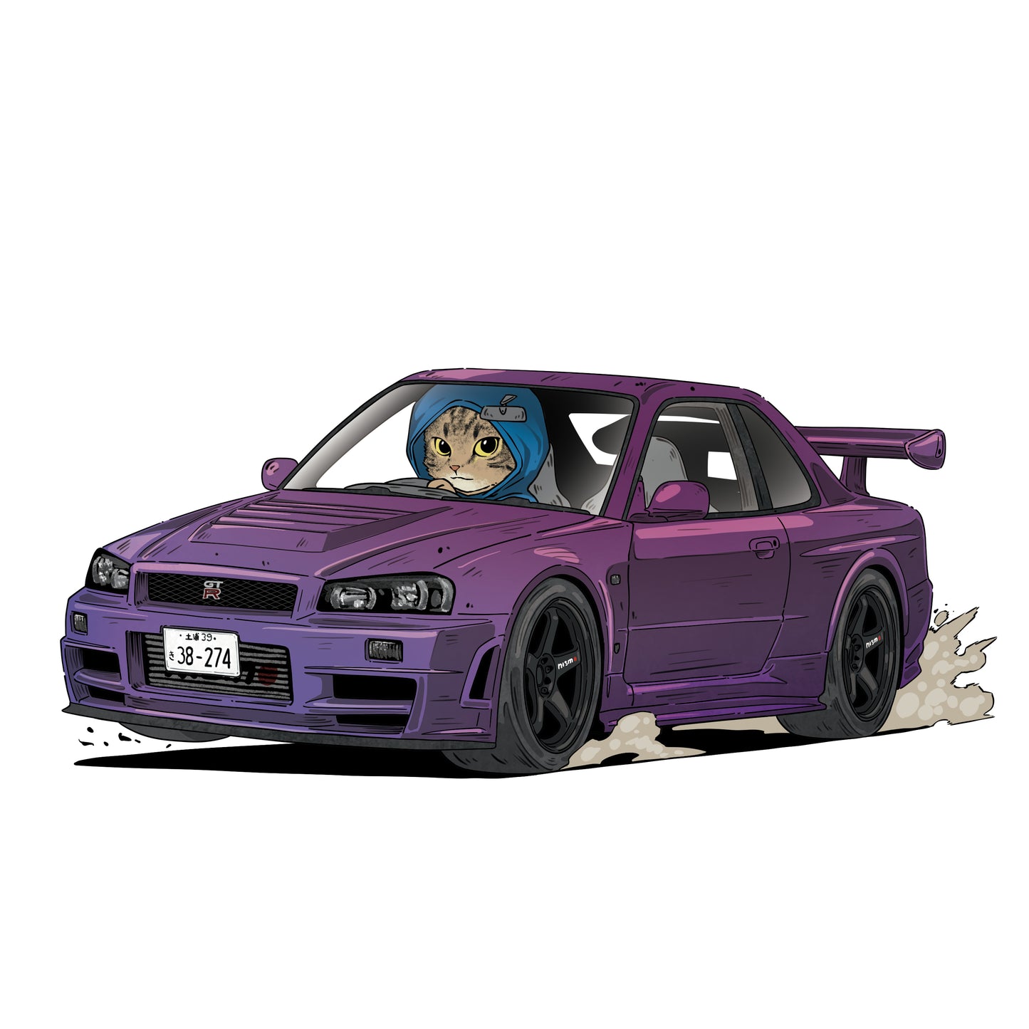 Nissan GTR R34 Z-tune Air Freshener – Grapefruit