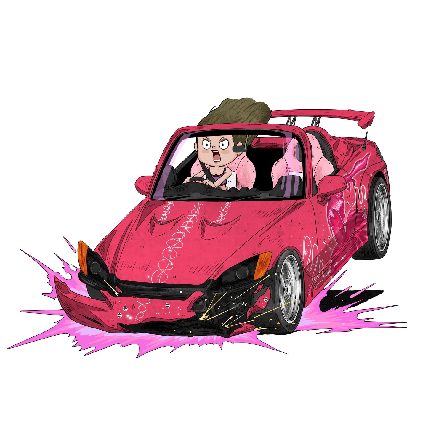 Honda S2000 Air Freshener - Sakura Special Edition